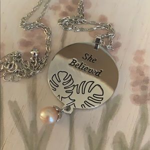 She Danced Necklace with Pearl